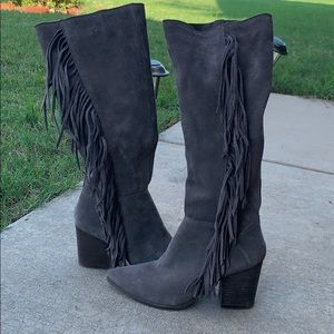 Steve Madden Fringe Boots